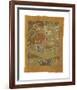 Tibetan Fragment, with Dragon-Oriental School -Framed Premium Giclee Print