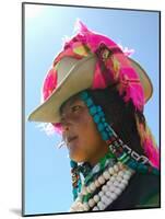 Tibetan Girl, Tibet, China-Keren Su-Mounted Photographic Print