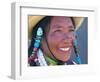 Tibetan Girl, Tibet, China-Keren Su-Framed Photographic Print