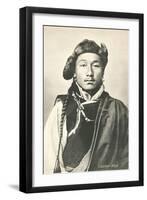 Tibetan Man-null-Framed Art Print