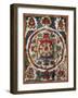 Tibetan Mandala known as the Four Heavenly Kings, Tibetan Civilization, 18th Century-null-Framed Giclee Print