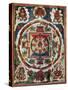 Tibetan Mandala known as the Four Heavenly Kings, Tibetan Civilization, 18th Century-null-Stretched Canvas
