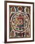 Tibetan Mandala known as the Four Heavenly Kings, Tibetan Civilization, 18th Century-null-Framed Giclee Print