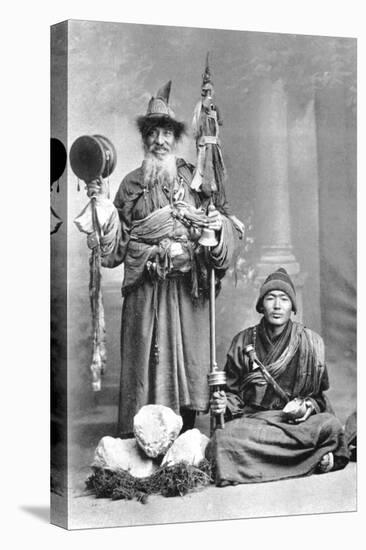 Tibetan Mendicants, C1910-null-Stretched Canvas