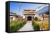 Tibetan Monastery-saiko3p-Framed Stretched Canvas