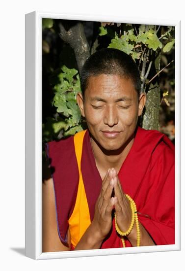 Tibetan monk, France-Godong-Framed Photographic Print