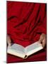 Tibetan Monk Reading, Paris, France, Europe-Godong-Mounted Photographic Print