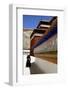 Tibetan Pilgrim Circling the Base of Kumbum Chorten (Stupa) in the Palcho Monastery at Gyantse-Simon Montgomery-Framed Photographic Print