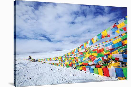 Tibetan Prayer Flags Tibet-null-Stretched Canvas