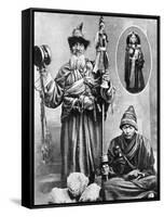 Tibetan Priests, 1936-Ewing Galloway-Framed Stretched Canvas
