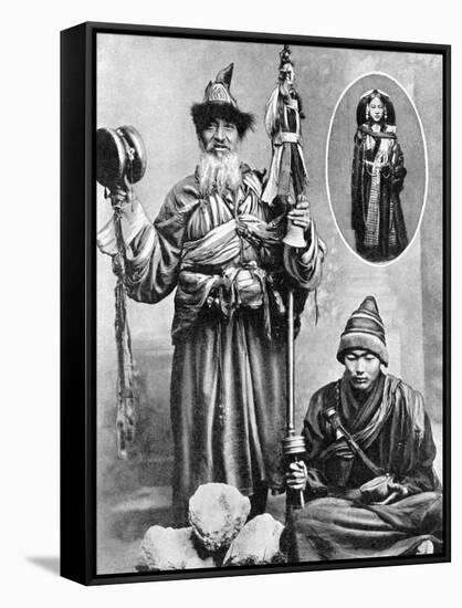 Tibetan Priests, 1936-Ewing Galloway-Framed Stretched Canvas