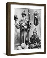 Tibetan Priests, 1936-Ewing Galloway-Framed Giclee Print