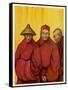 Tibetan Red Lamas-Henry Savage Landor-Framed Stretched Canvas