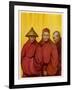 Tibetan Red Lamas-Henry Savage Landor-Framed Photographic Print