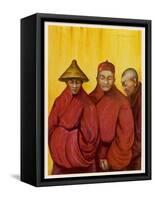 Tibetan Red Lamas-Henry Savage Landor-Framed Stretched Canvas