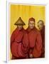 Tibetan Red Lamas-Henry Savage Landor-Framed Photographic Print