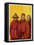 Tibetan Red Lamas-Henry Savage Landor-Framed Stretched Canvas