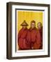 Tibetan Red Lamas-Henry Savage Landor-Framed Photographic Print