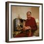 Tibetan Spiritual Leader in Exile Dalai Lama in Smiling Portrait-Ted Thai-Framed Premium Photographic Print