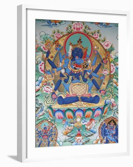 Tibetan Tantric Goddess, Kopan Monastery, Kathmandu, Nepal, Asia-Godong-Framed Photographic Print