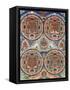 Tibetan Thangka with Four Mandalas-null-Framed Stretched Canvas