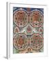 Tibetan Thangka with Four Mandalas-null-Framed Giclee Print