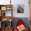 Tibetan Woman Holding Praying Wheel in Sakya Monastery, Tibet, China-Keren Su-Mounted Photographic Print displayed on a wall