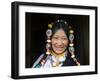 Tibetan Woman, Tibet, China-Keren Su-Framed Photographic Print