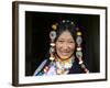 Tibetan Woman, Tibet, China-Keren Su-Framed Photographic Print