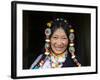 Tibetan Woman, Tibet, China-Keren Su-Framed Photographic Print