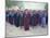 Tibetan Women Pray at Harvest Festival, Tongren Area, Qinghai Province, China-Gina Corrigan-Mounted Photographic Print