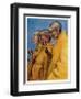 Tibetan "Yellow Monks" Using Prayer Wheels-Henry Savage Landor-Framed Art Print