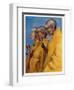 Tibetan "Yellow Monks" Using Prayer Wheels-Henry Savage Landor-Framed Art Print