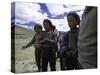 Tibetanchildren-Michael Brown-Stretched Canvas
