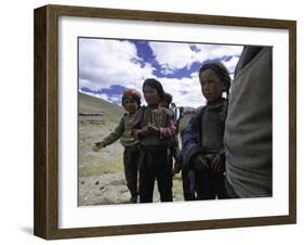 Tibetanchildren-Michael Brown-Framed Photographic Print