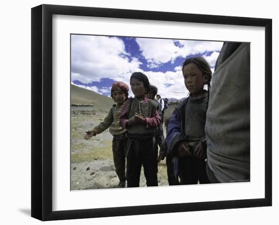 Tibetanchildren-Michael Brown-Framed Photographic Print