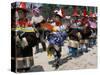 Tibetans Dressed for Religious Shaman's Ceremony, Tongren, Qinghai Province, China-Occidor Ltd-Stretched Canvas