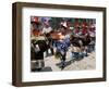 Tibetans Dressed for Religious Shaman's Ceremony, Tongren, Qinghai Province, China-Occidor Ltd-Framed Photographic Print