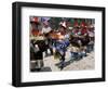 Tibetans Dressed for Religious Shaman's Ceremony, Tongren, Qinghai Province, China-Occidor Ltd-Framed Photographic Print