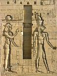 Detail of Isis and Horus from Sculptural Program of the Temple of Isis at Philae-Tibor Bognár-Stretched Canvas