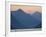 Ticino, Lake Lugano, Lugano, Dawn View of the Alps, Switzerland-Walter Bibikow-Framed Photographic Print