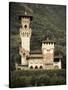 Ticino, Lake Lugano, Lugano, Lakefront Villa, Paradiso, Switzerland-Walter Bibikow-Stretched Canvas