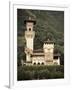 Ticino, Lake Lugano, Lugano, Lakefront Villa, Paradiso, Switzerland-Walter Bibikow-Framed Photographic Print