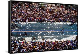 Ticker Tape Parade, New York City, New York-null-Framed Stretched Canvas