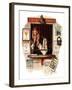 "Ticket Agent", April 24,1937-Norman Rockwell-Framed Giclee Print