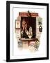 "Ticket Agent", April 24,1937-Norman Rockwell-Framed Giclee Print