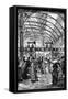 Ticket Barrier at Philadelphia Railway Station, Pennsylvania, USA, 1890-null-Framed Stretched Canvas