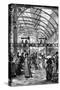 Ticket Barrier at Philadelphia Railway Station, Pennsylvania, USA, 1890-null-Stretched Canvas