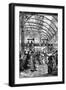 Ticket Barrier at Philadelphia Railway Station, Pennsylvania, USA, 1890-null-Framed Giclee Print