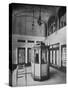 Ticket booth and lobby, World Theater, Omaha, Nebraska, 1925-null-Stretched Canvas